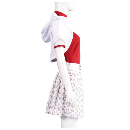 Disfraz de vampiro rojo y blanco para niños – vestido para Halloween y carnaval cosplay