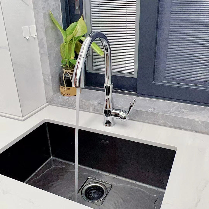 Kitchen Tap Stainless Steel Modern Pull Out Mixer Faucet