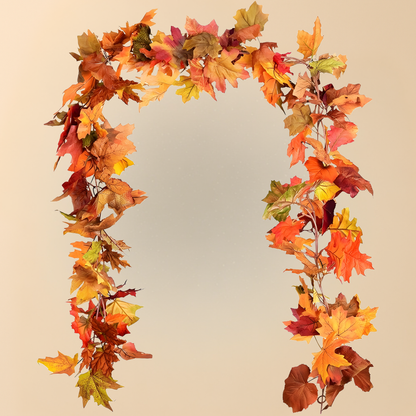 Girlanden Deko Künstliche Ahornblätter Wohnraumgestaltung