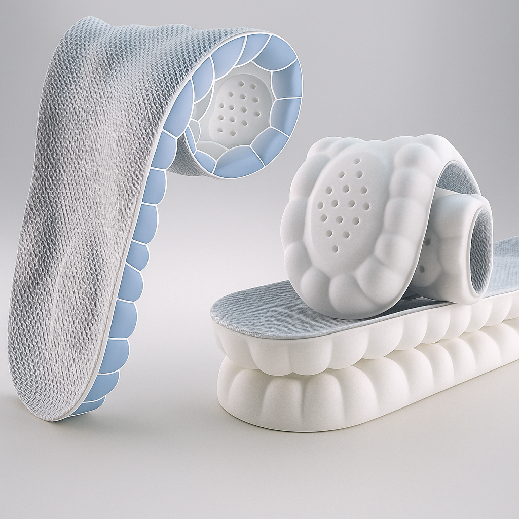 Orthopädische Schuh Einlegesohlen Memory Foam Atmungsaktiv Stoßdämpfend
