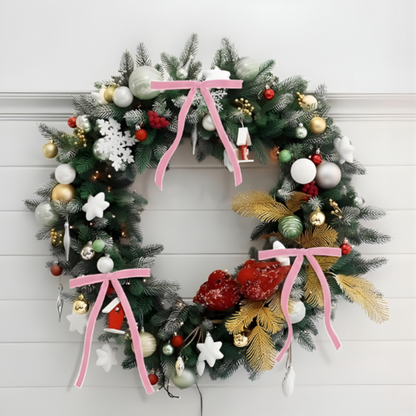 Garlands Decorative Velvet Bow Set Tree Decoration Home Accessories
