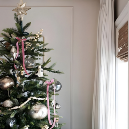 Garlands Decorative Velvet Bow Set Tree Decoration Home Accessories