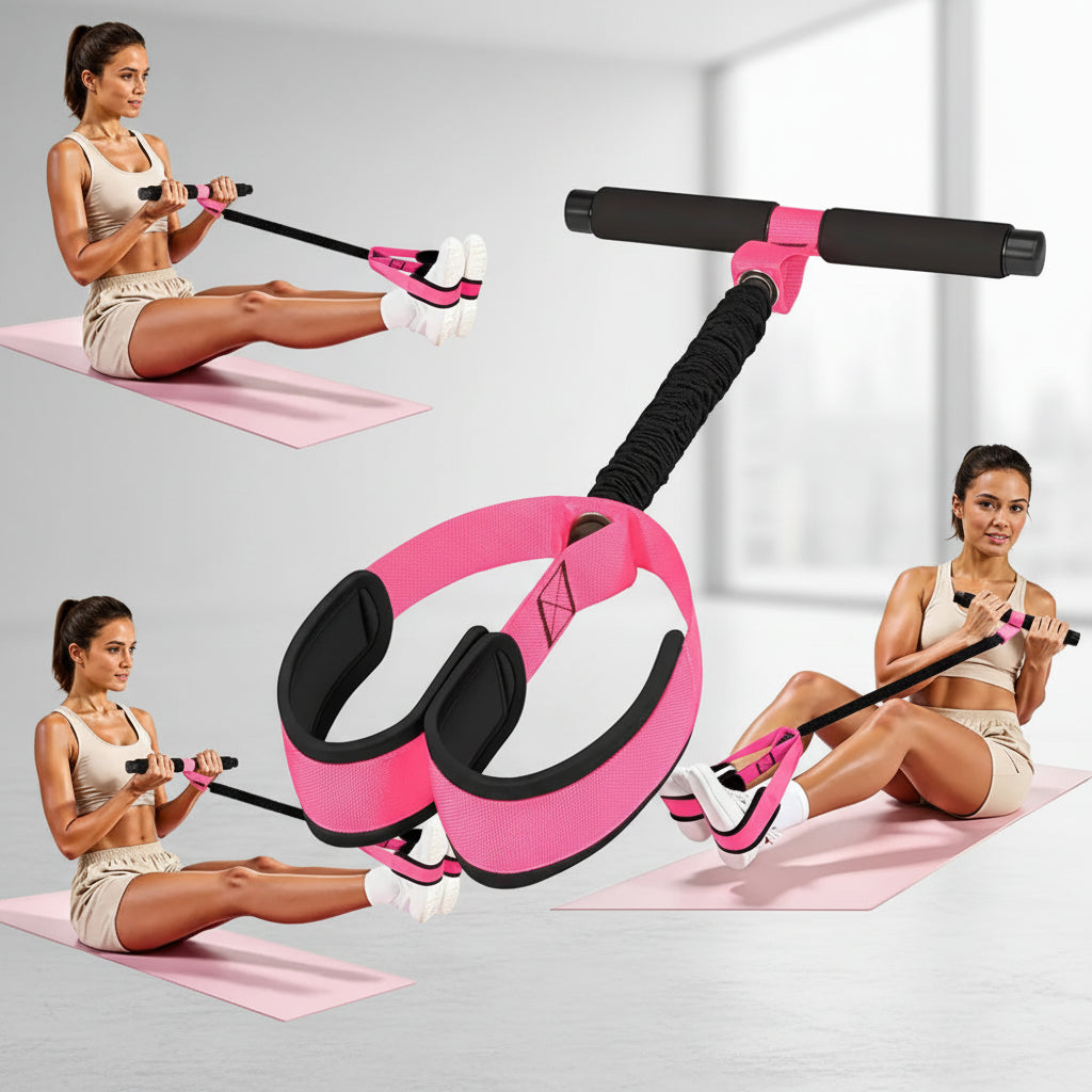 Elastico Fitness Con Pedali Antiscivolo Allenamento Casa