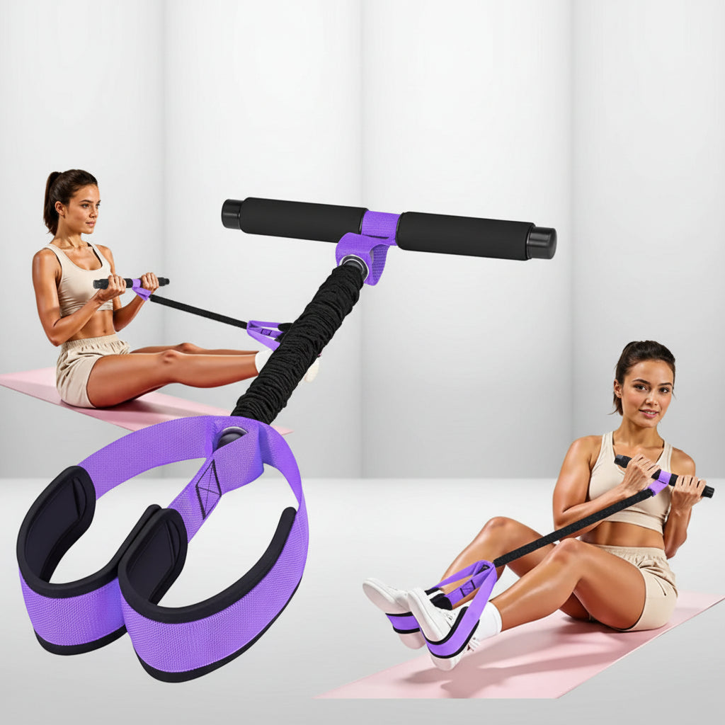 Elastico Fitness Con Pedali Antiscivolo Allenamento Casa