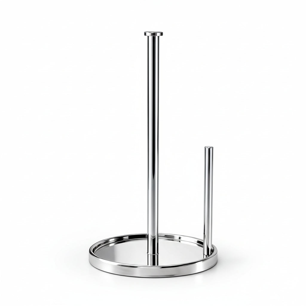 Kitchen Roll Holder Wall Mounted Metal Paper Towel Rack