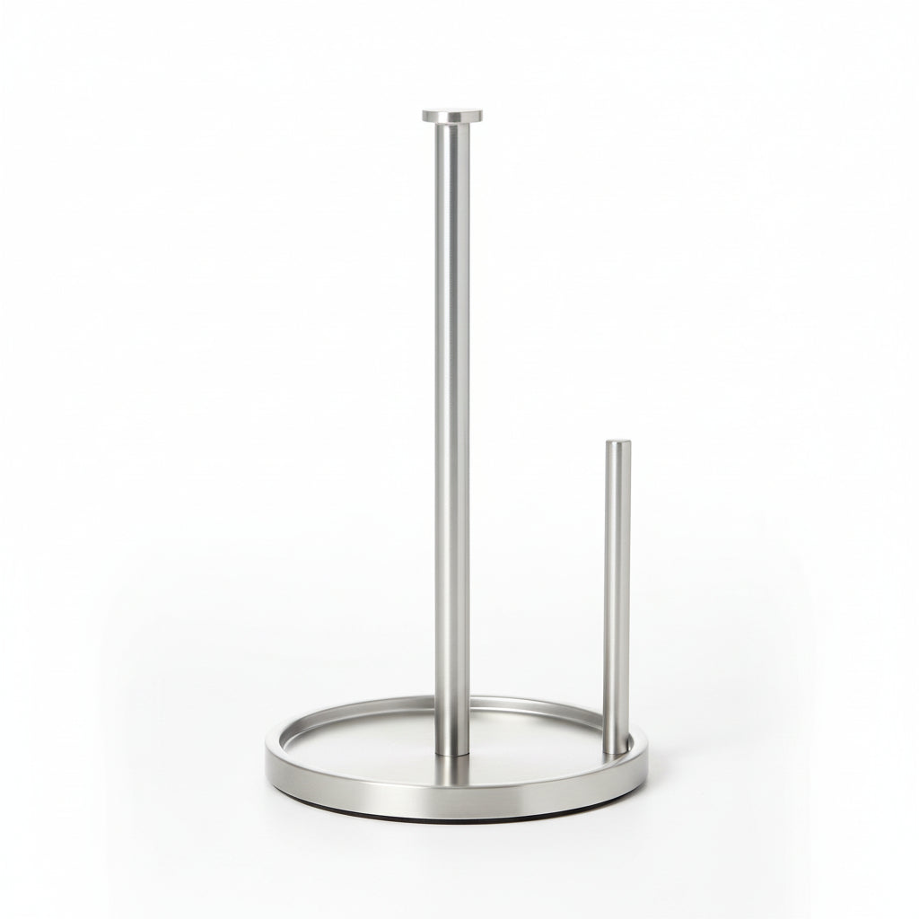 Kitchen Roll Holder Wall Mounted Metal Paper Towel Rack