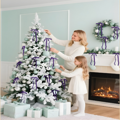 Garlands Decorative Velvet Bow Set Tree Decoration Home Accessories