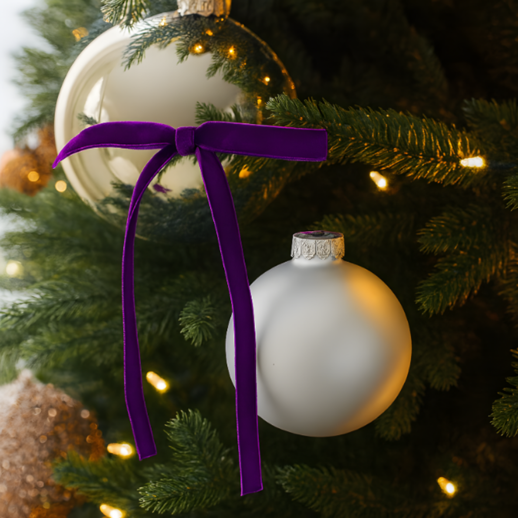 Garlands Decorative Velvet Bow Set Tree Decoration Home Accessories