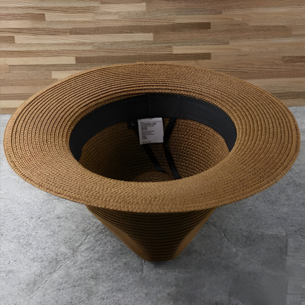 Panama Hut Breite Krempe Sommer Fedora Sonnenhut