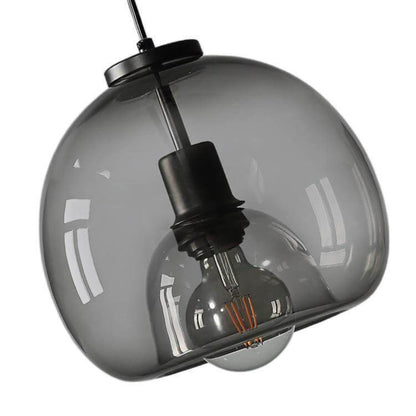 Lampada a sospensione Vetro Moderno Vetro fumé Illuminazione interna