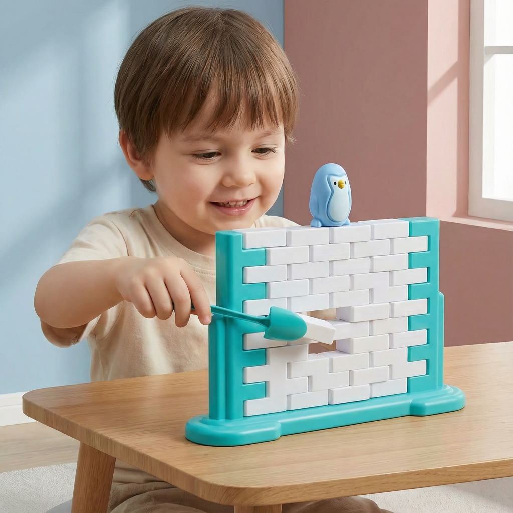 Jeu d'adresse Pingouin Mur de Glace pour enfants