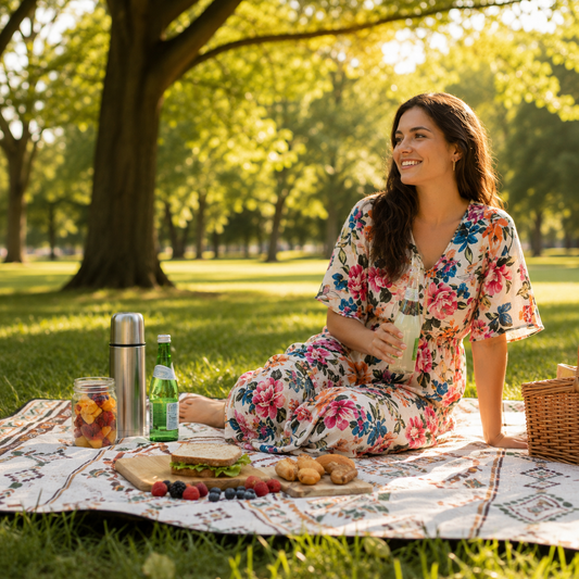 Picnic Blanket Camping Blanket Outdoor Foldable Portable