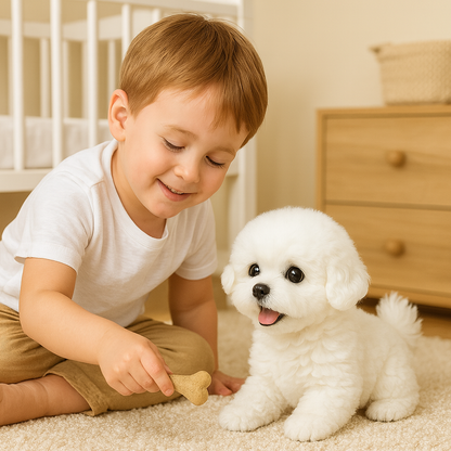 Plüschhund interaktiv Kuscheltier Welpe Sound Bewegung