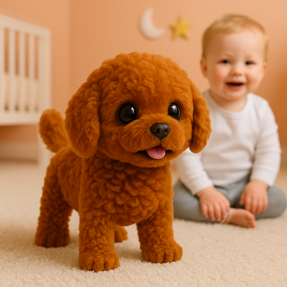 Plüschhund interaktiv Kuscheltier Welpe Sound Bewegung