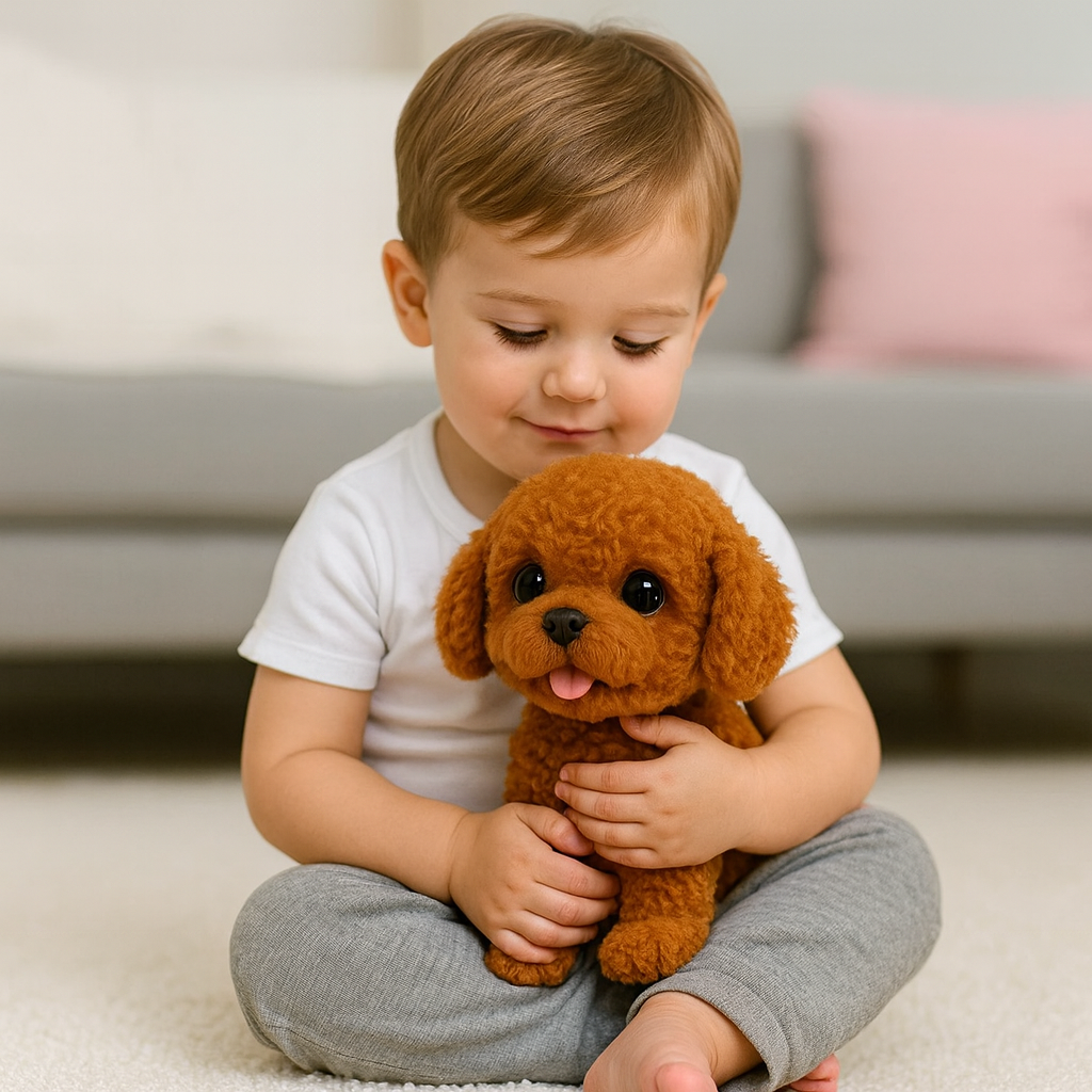 Plüschtier Hund Interaktiv Realistischer Welpe Spielzeug