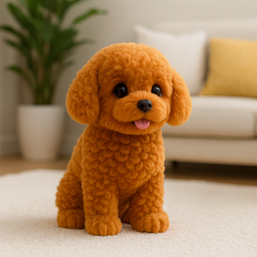 Plüschtier Hund Interaktiv Realistischer Welpe Spielzeug