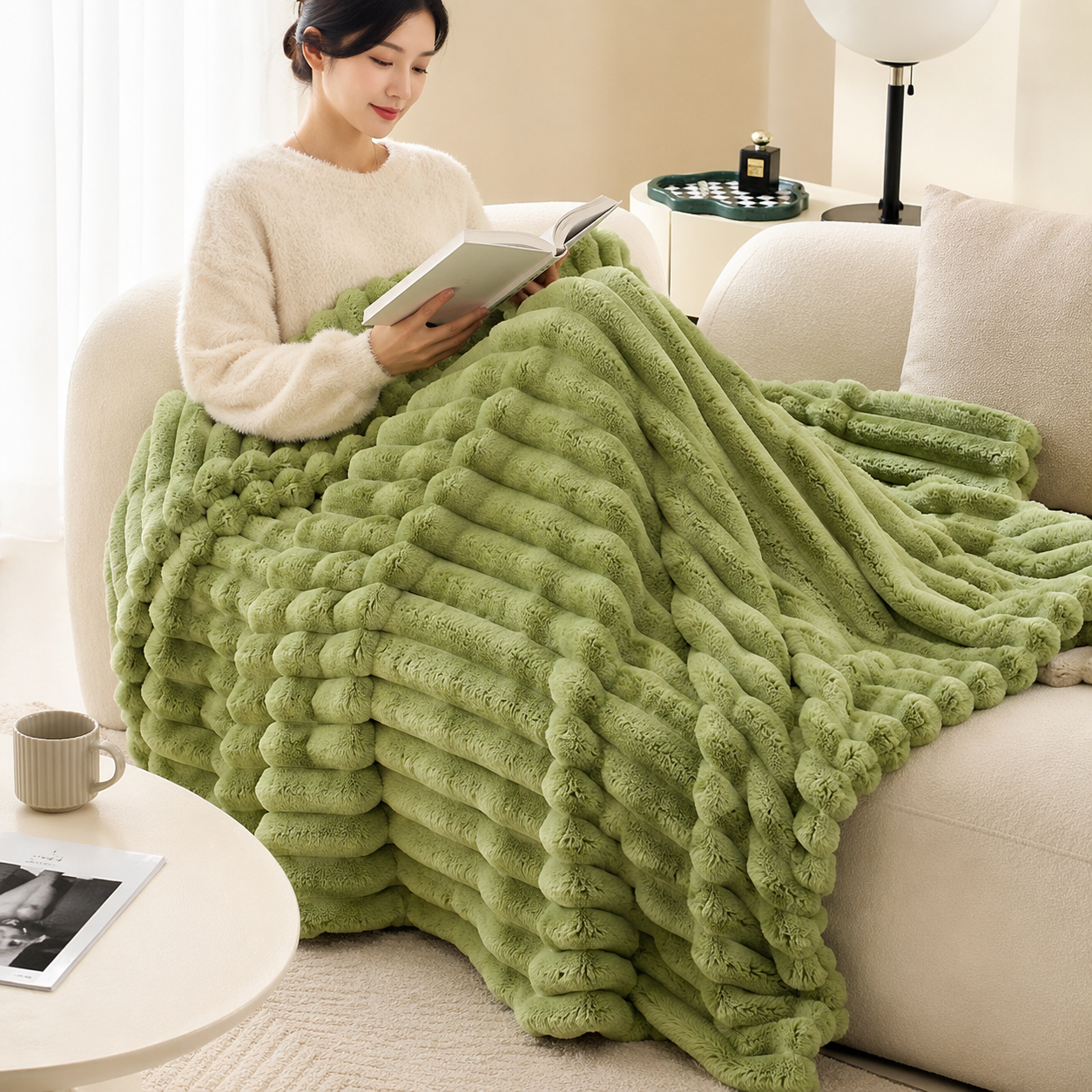 Plüschdecke Für Den Winter Weiche Plüschdecke