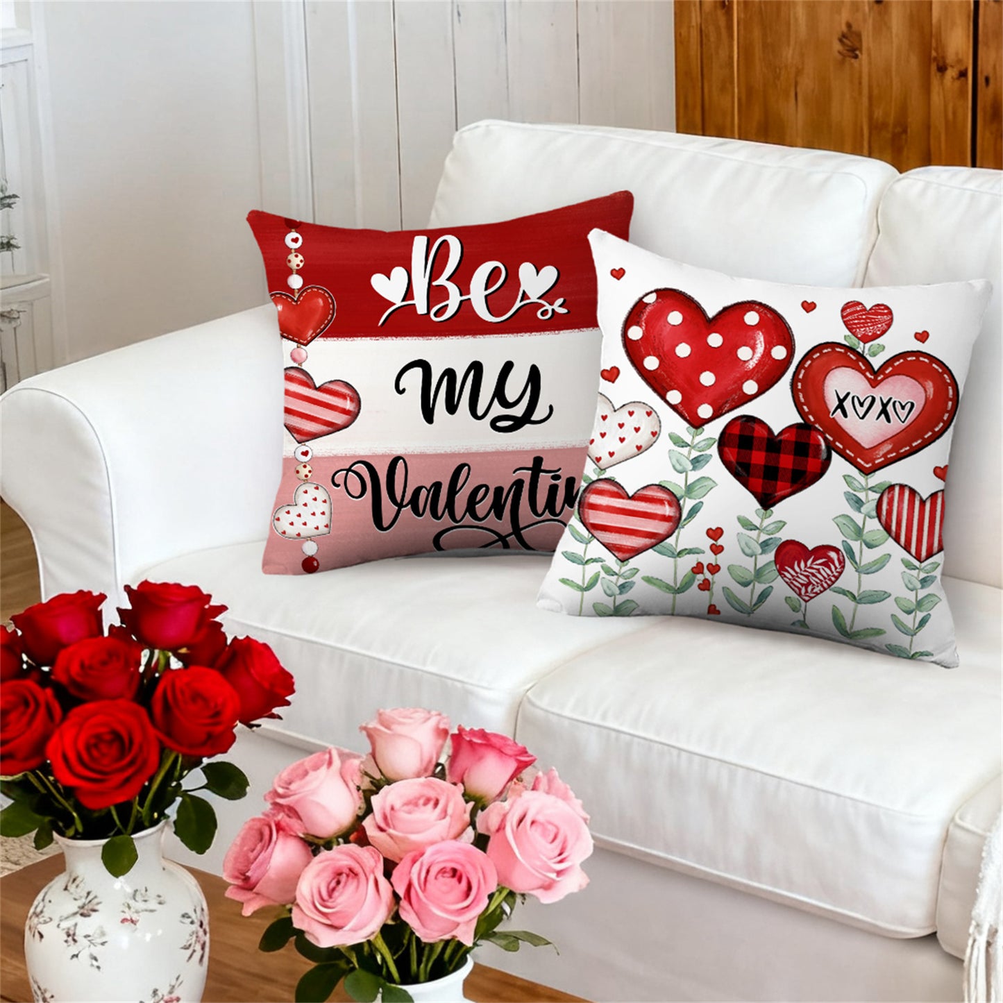 Herzförmiger Plüsch Bär Romantische Dekoration Valentinstag