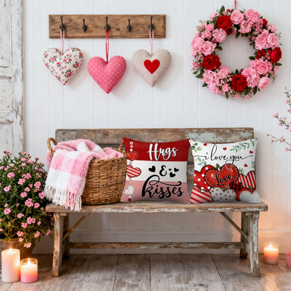 Herzförmiger Plüsch Bär Romantische Dekoration Valentinstag