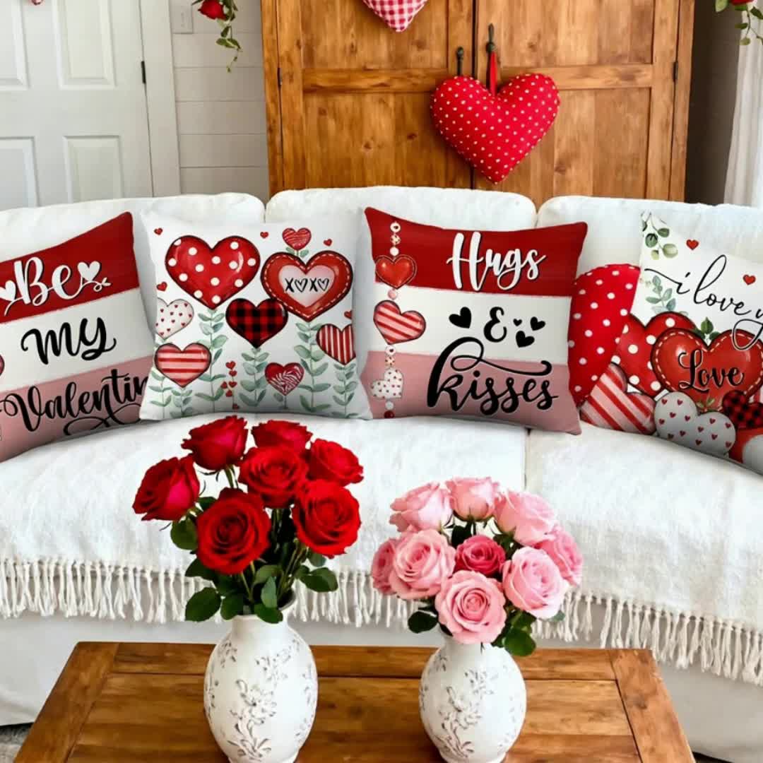 Herzförmiger Plüsch Bär Romantische Dekoration Valentinstag