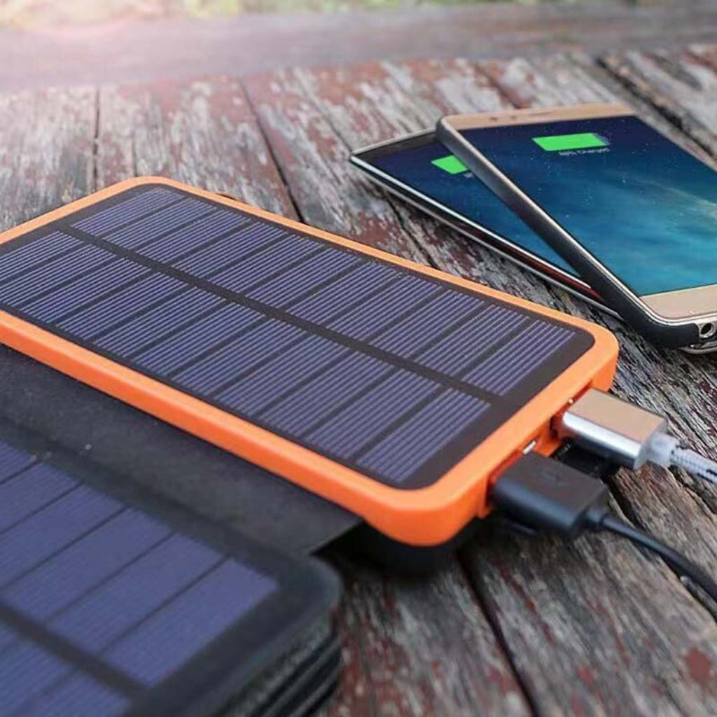 Powerbank Solar Ladegerät Outdoor Tragbar Schnellladung2