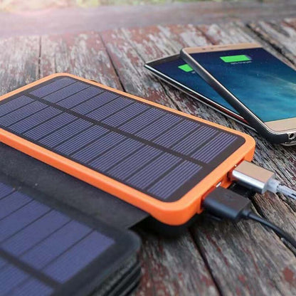 Powerbank Solar Ladegerät Outdoor Tragbar Schnellladung2