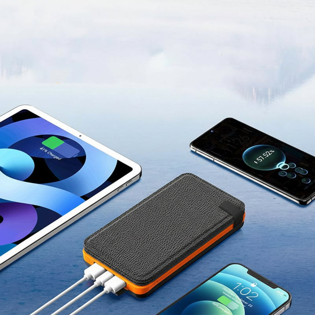Powerbank Solar Ladegerät Outdoor Tragbar Schnellladung3