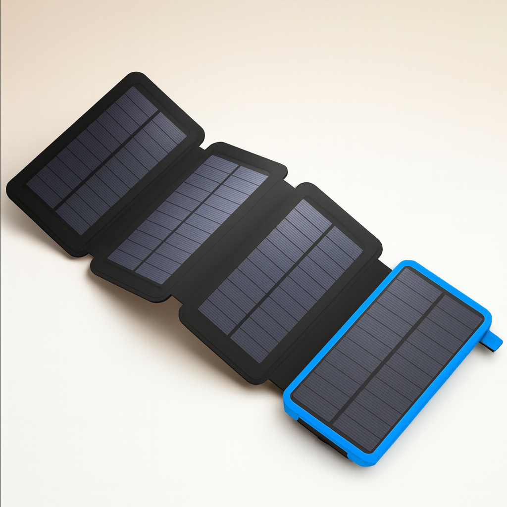Powerbank Solar Ladegerät Outdoor Tragbar Schnellladung