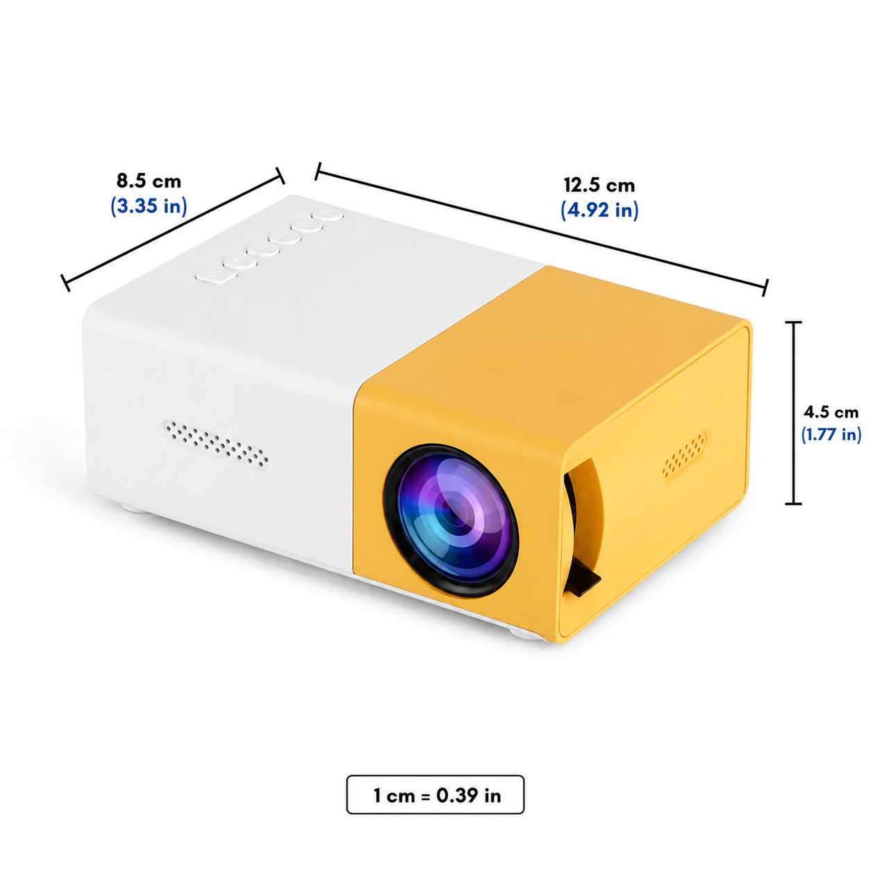Projecteur Mini Beamer Projecteur de cinéma maison portable 1080p