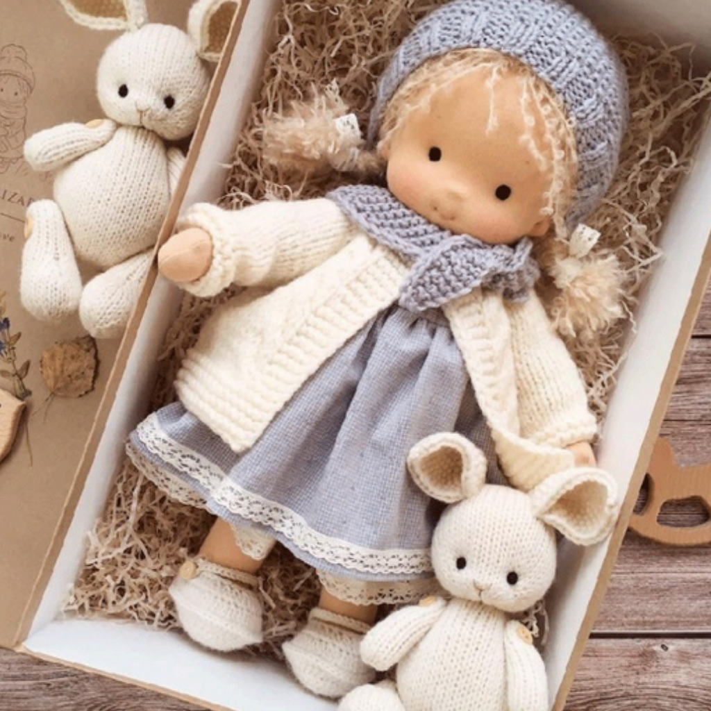 Puppe Stoff Handmade Weiche Spielpuppe Kreative Kinderpuppe