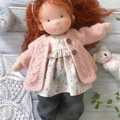 Puppe Stoff Handmade Weiche Spielpuppe Kreative Kinderpuppe