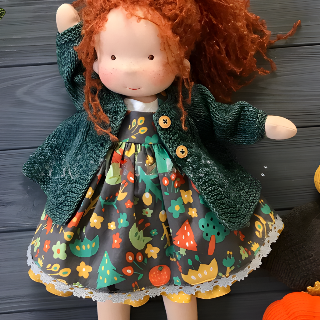 Puppe Stoff Handmade Weiche Spielpuppe Kreative Kinderpuppe