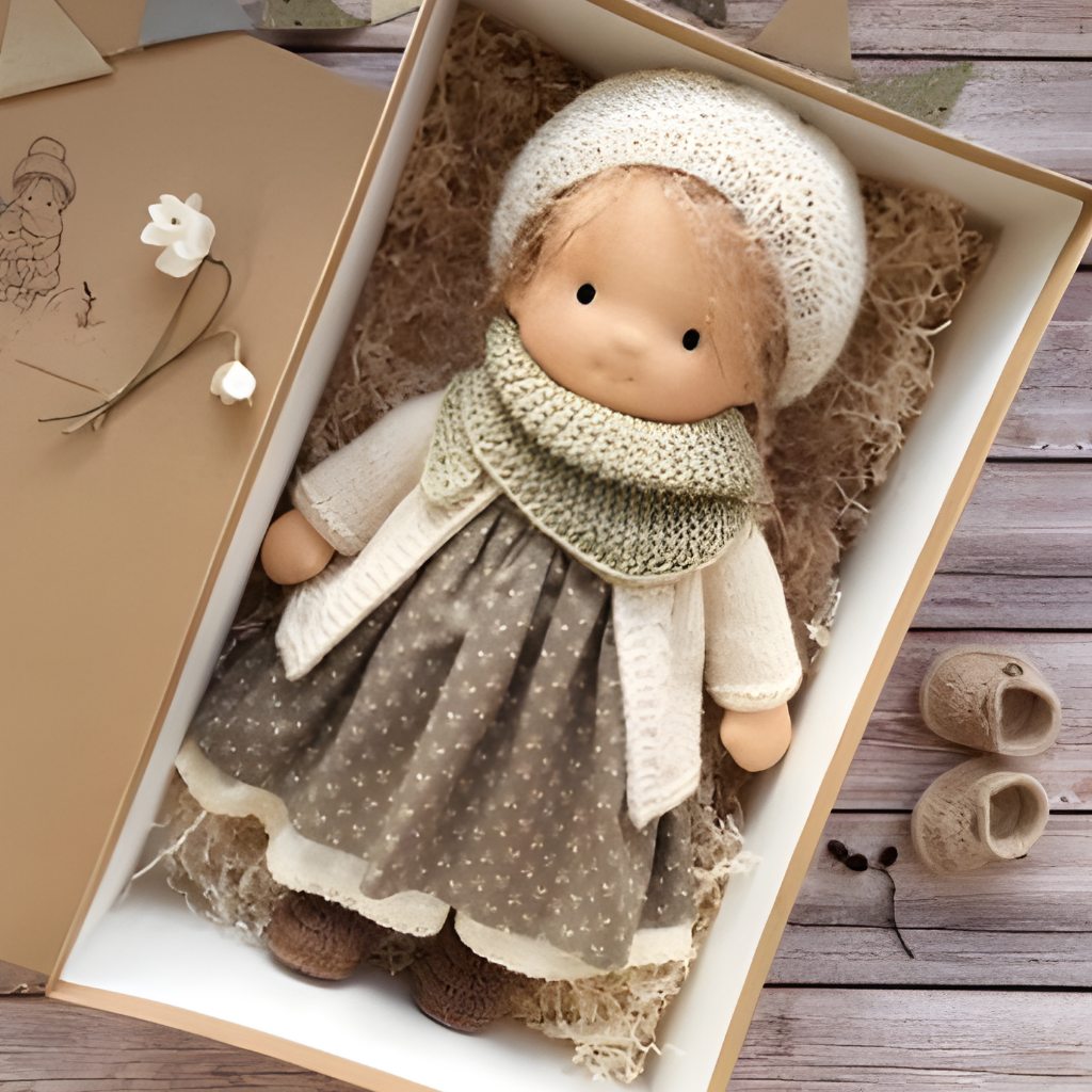 Puppe Stoff Handmade Weiche Spielpuppe Kreative Kinderpuppe