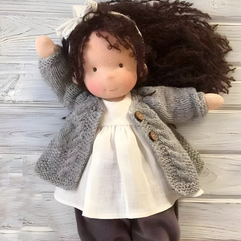 Puppe Stoff Handmade Weiche Spielpuppe Kreative Kinderpuppe