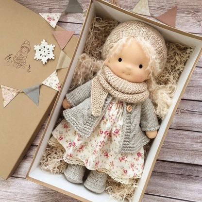 Puppe Stoff Handmade Weiche Spielpuppe Kreative Kinderpuppe