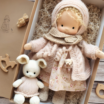 Puppe Stoff Handmade Weiche Spielpuppe Kreative Kinderpuppe