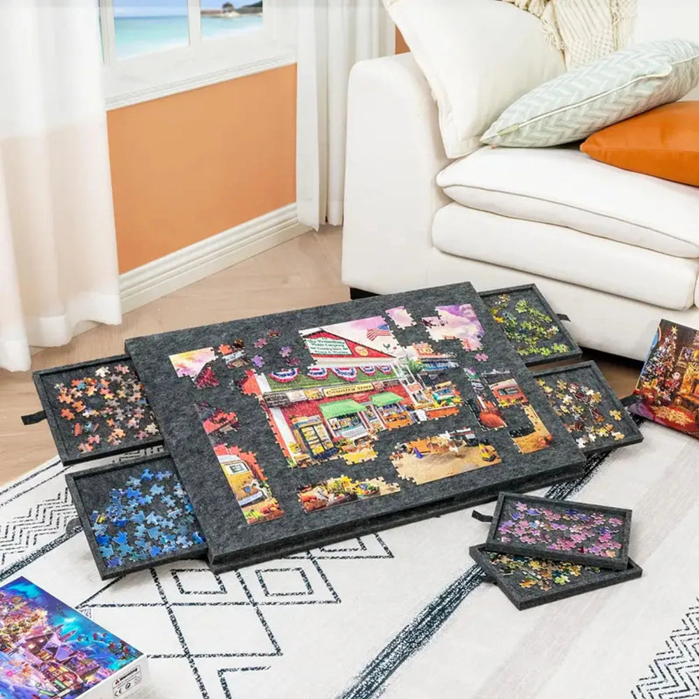 Puzzlebrett Aufbewahrung Tragbar Puzzle Zubehör Organisation