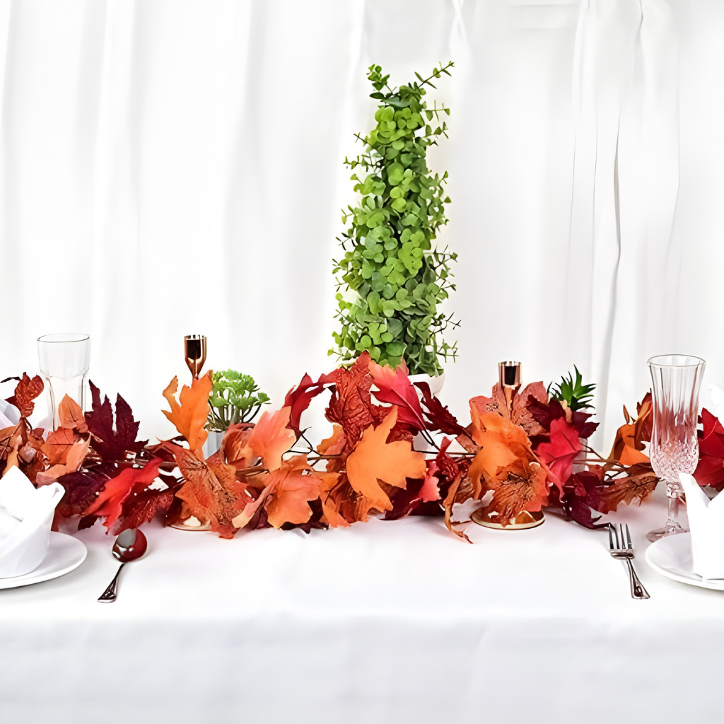 Girlanden Deko Künstliche Ahornblätter Wohnraumgestaltung