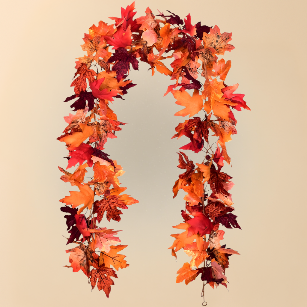 Girlanden Deko Künstliche Ahornblätter Wohnraumgestaltung