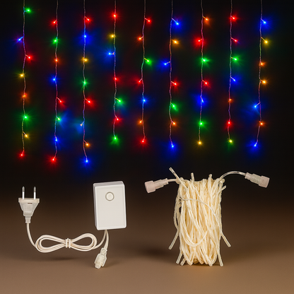 Lichtervorhang Indoor Outdoor LED Dekobeleuchtung Lichterkette
