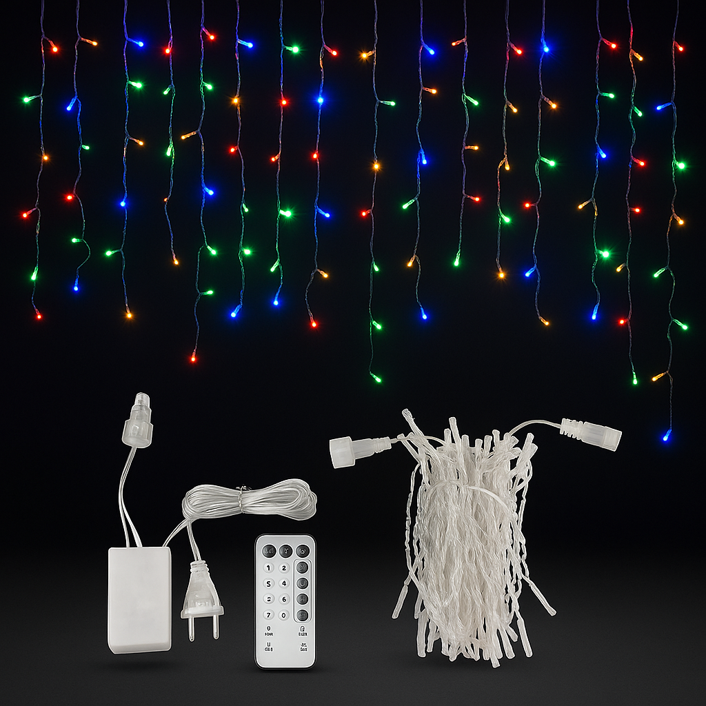 Lichtervorhang Indoor Outdoor LED Dekobeleuchtung Lichterkette