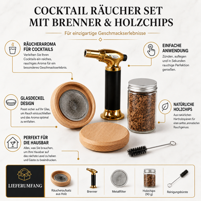 Räuchergerät Für Cocktails Set Zubehör Mixgetränke