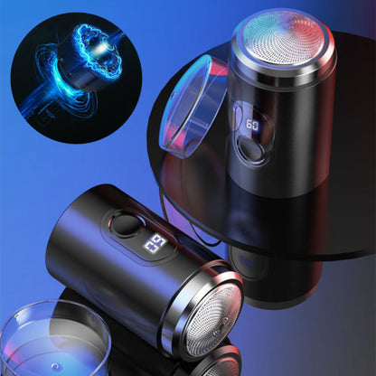 Rasierer Elektrisch Mini Trimmer Nass Trocken Tragbar Metall