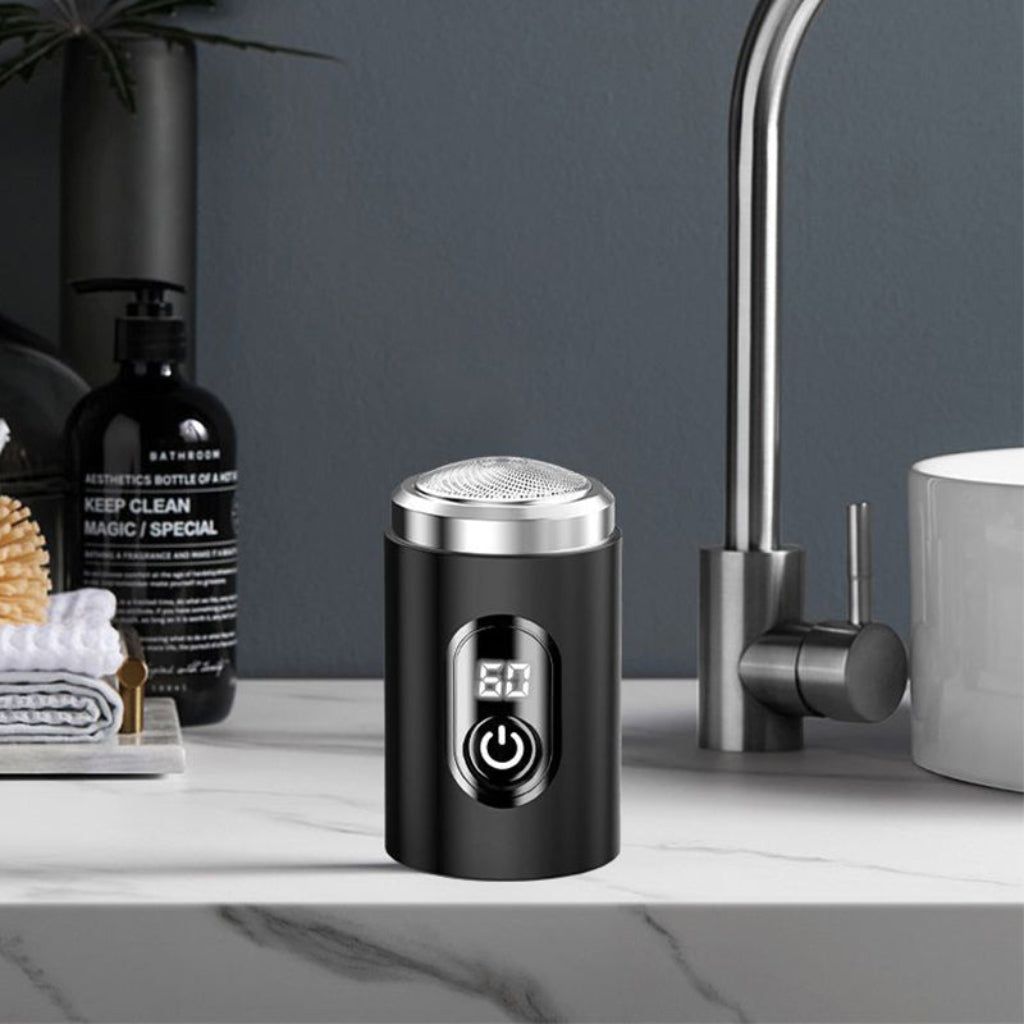 Rasierer Elektrisch Mini Trimmer Nass Trocken Tragbar Metall