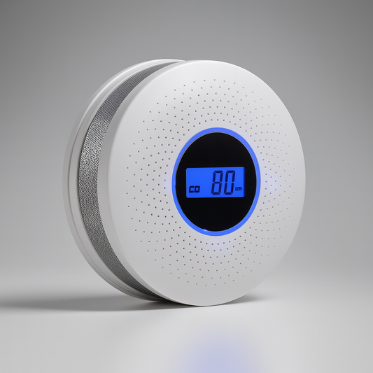 Smoke detector CO detector combo alarm device digital display