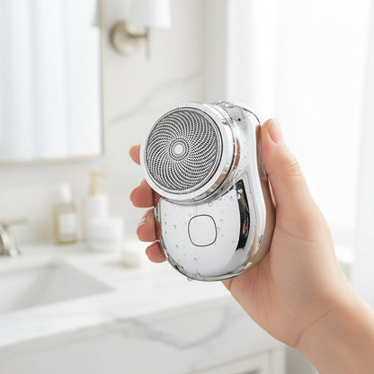 Rasoir électrique mini USB rasoir à grille compact voyage quotidien