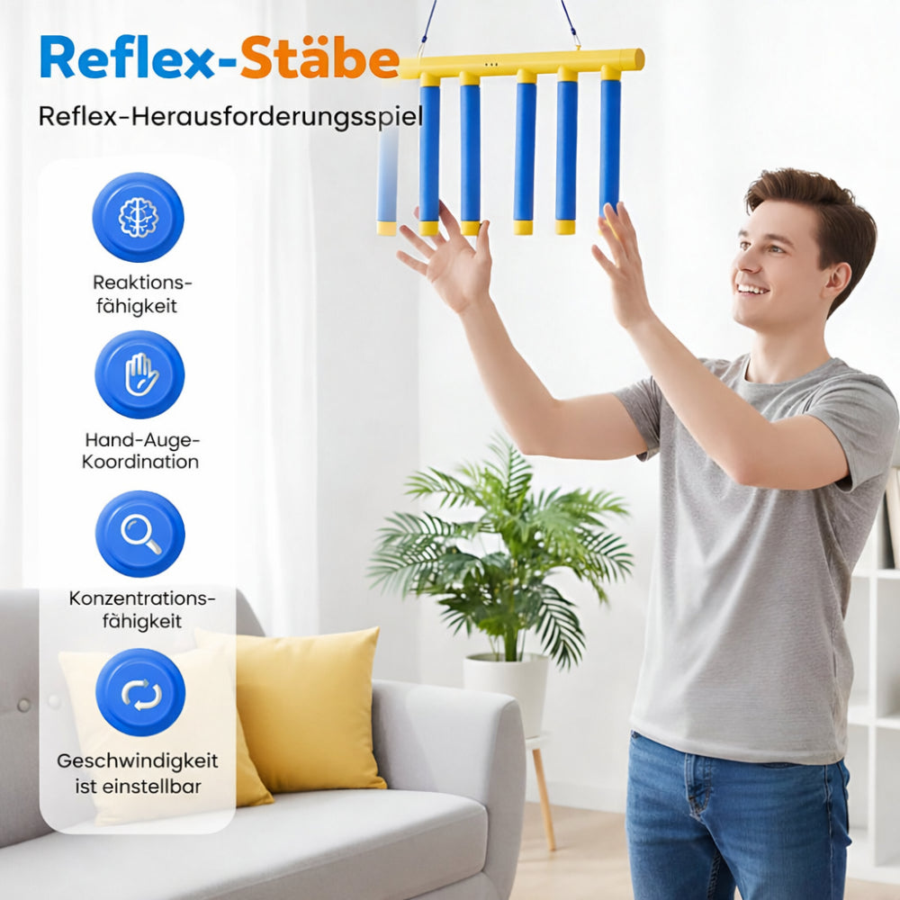 Reaction Game Reflex Training Rod Catching Game Coordination