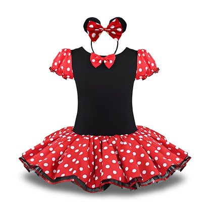 Halloween Costumes for Girls Polka Dot Tulle Dress Party