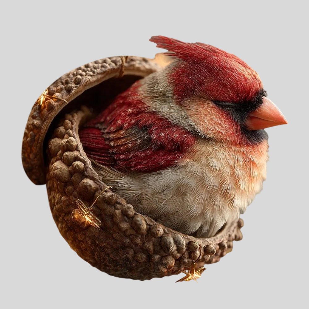 Shelf Decor Animal Figurine Acorn Style Ornament