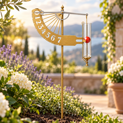 Regenmesser Mit Skala Schwimmer Gartenliebhaber